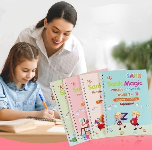 Magic Book Buy 1 set & Get 1 set FREE (8 Book + 20 Refill+2 Pen+2 Grip) + Additional 50Off