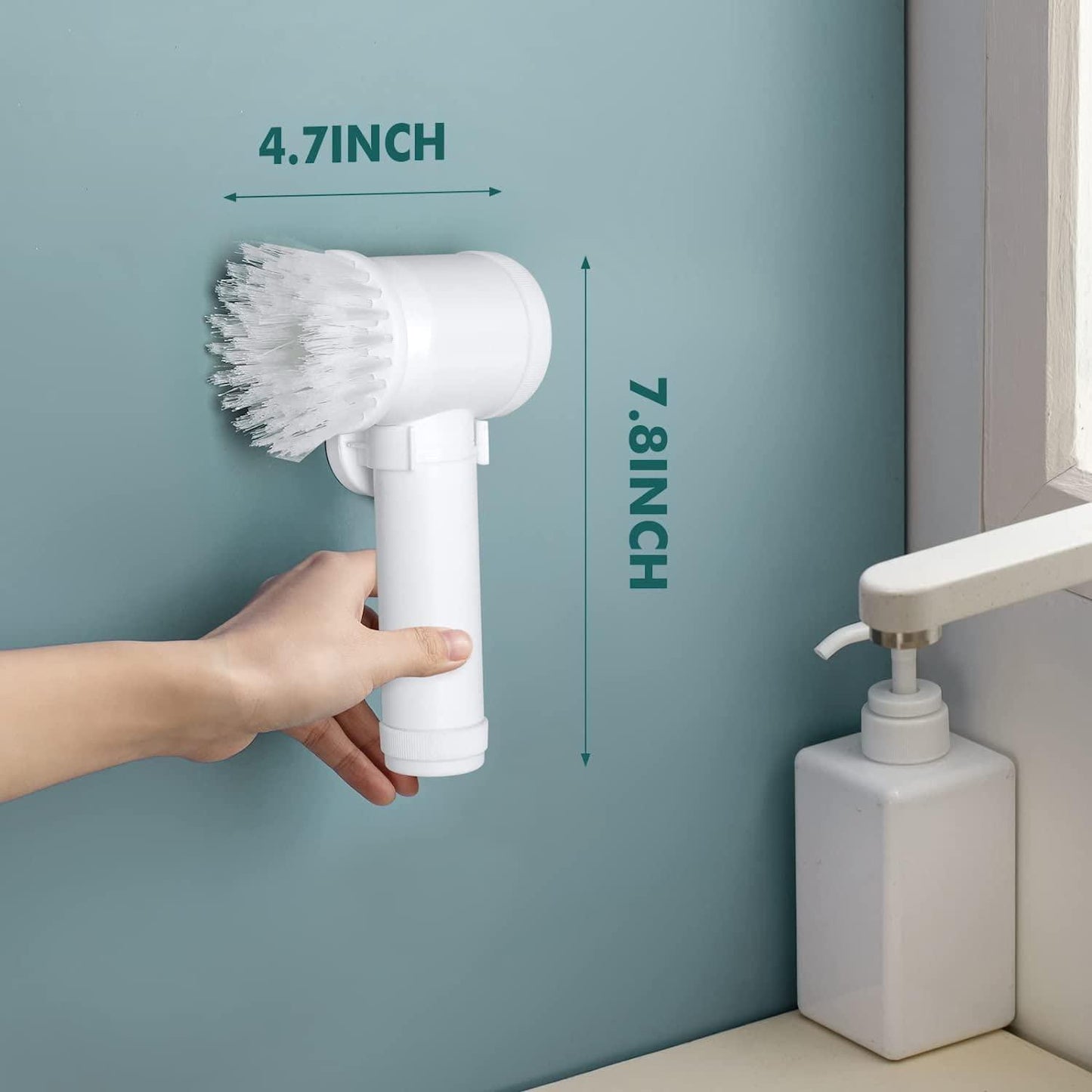 5 in 1 Handheld Electric Bathroom & Kitchen Cleaning Brush | Summer Sale 50% off and Additional 50 Off